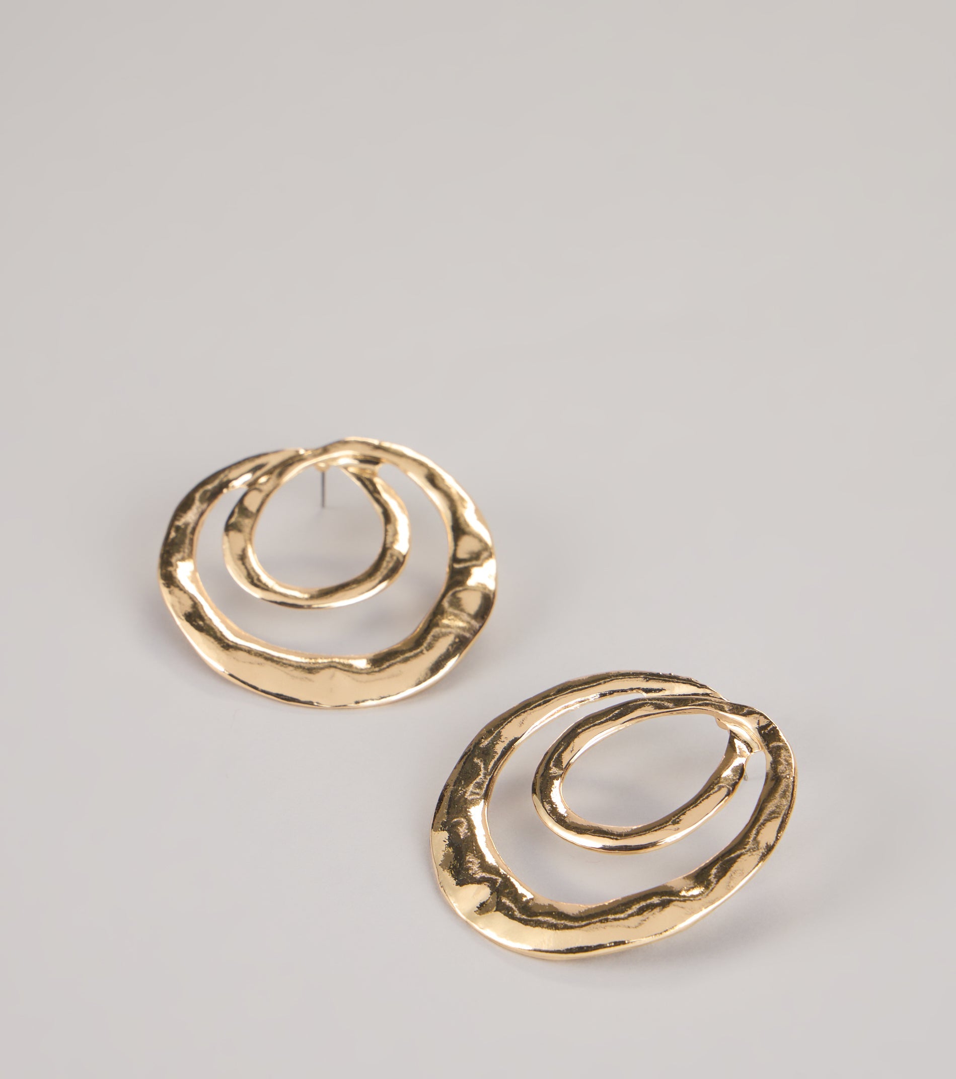 Double Take Statement Hoop Earrings