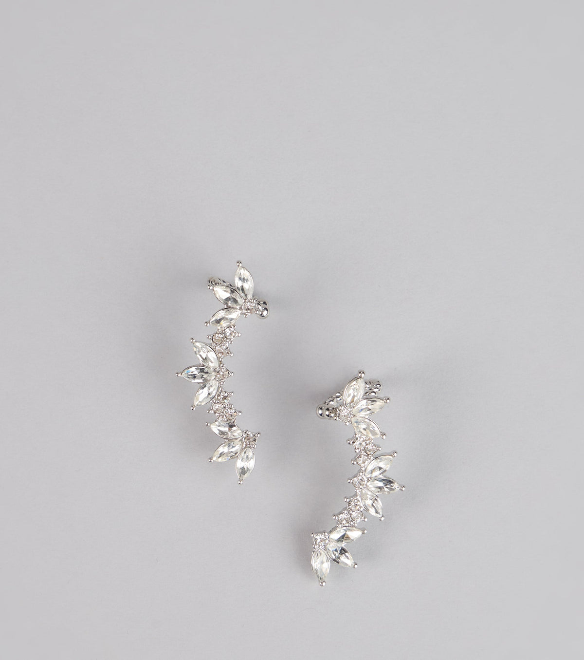 Starlit Spark Rhinestone Earrings