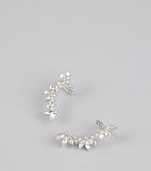 Starlit Spark Rhinestone Earrings