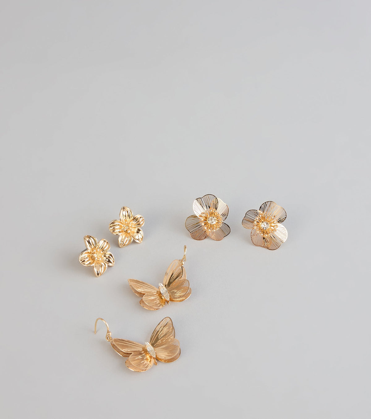 Garden Party Glow Three Pair Earring Set