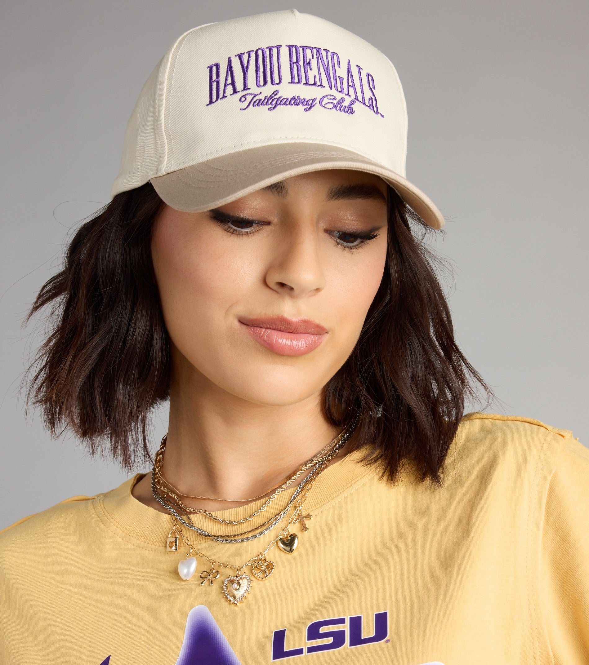 Sweet on You Charm Necklace And Heart Studs