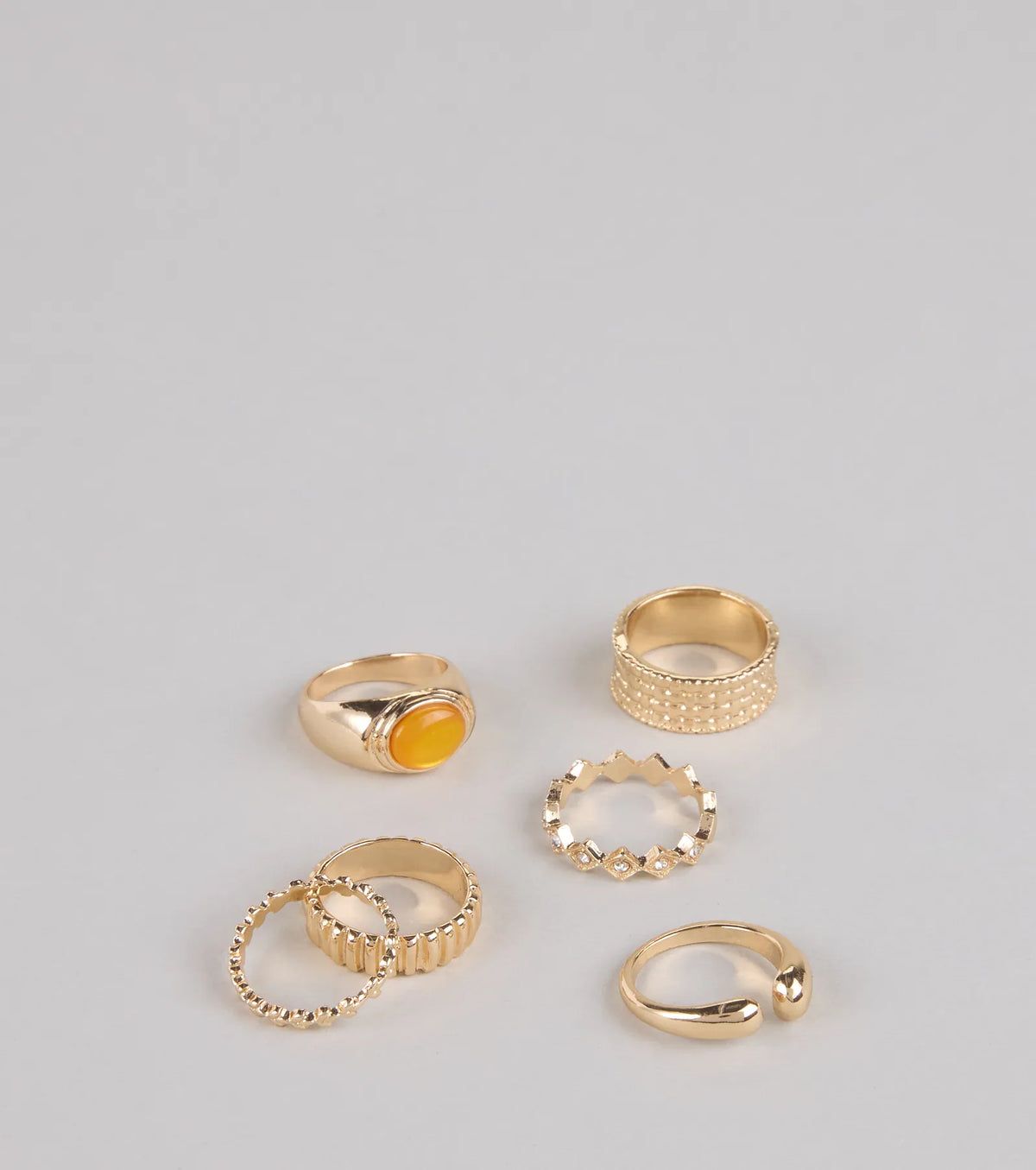 Stacked And Stunning Ring Set