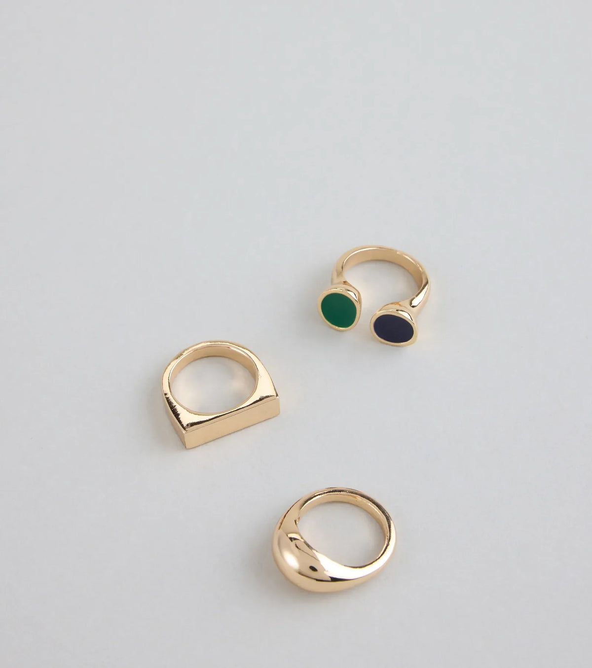 Ring Leader Energy Mixed Metal Ring Set