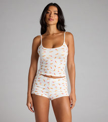 Late Night Bites High-Rise Pajama Shorts