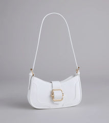 Not Your Basic Buckle Shoulder Bag
