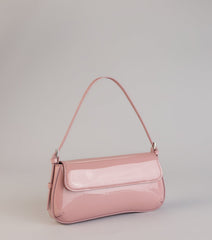 Talk Glossy to Me Patent Shoulder Bag
