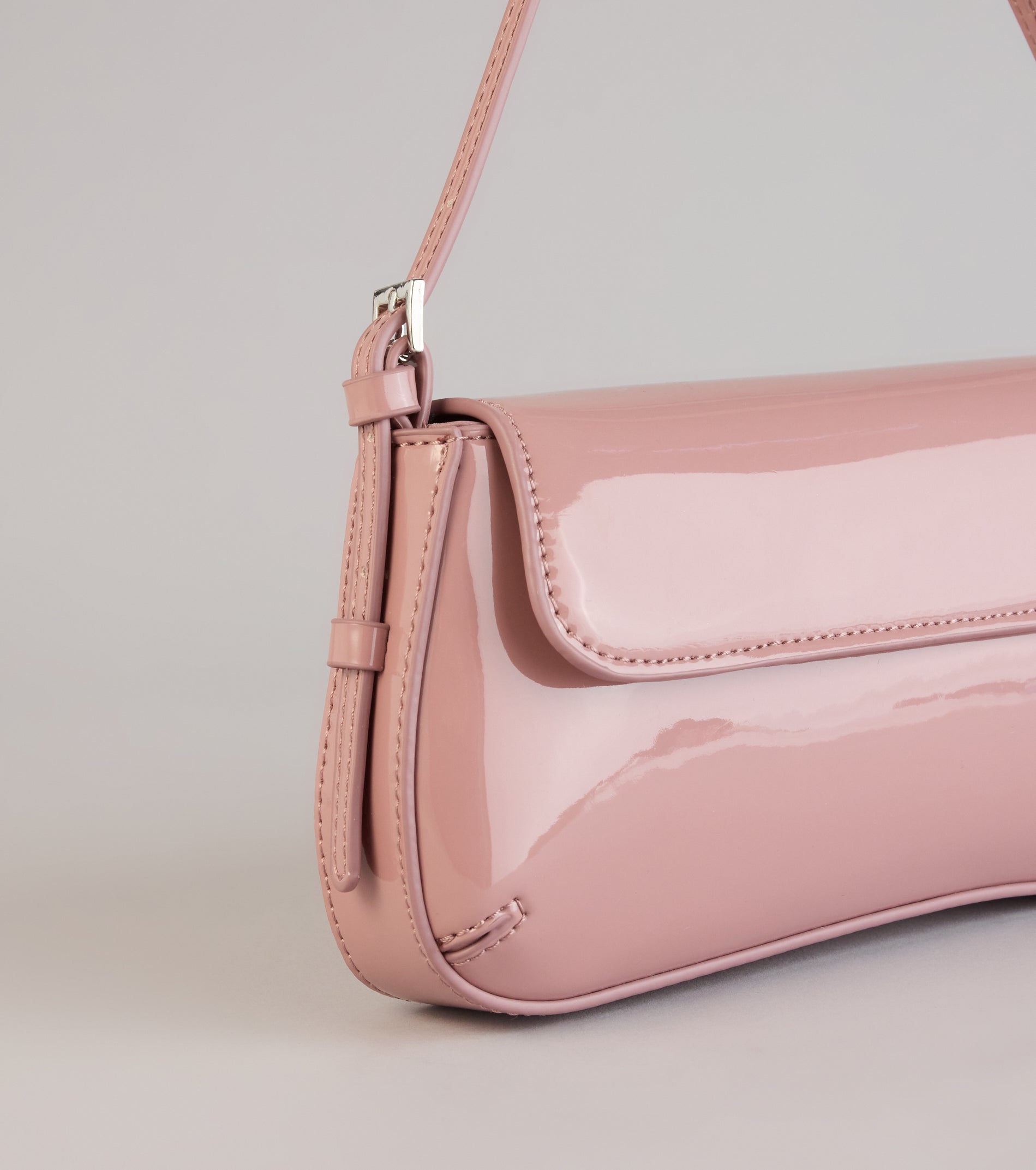 Talk Glossy to Me Patent Shoulder Bag