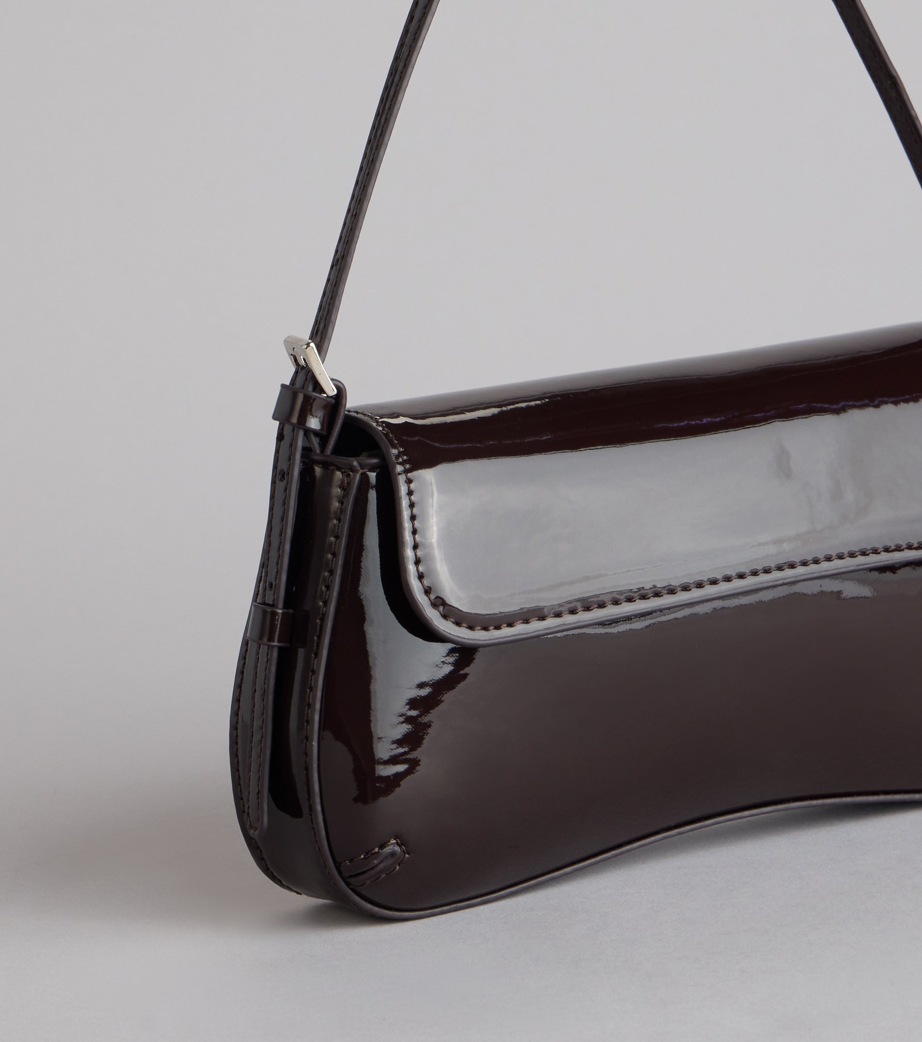 Talk Glossy to Me Patent Shoulder Bag