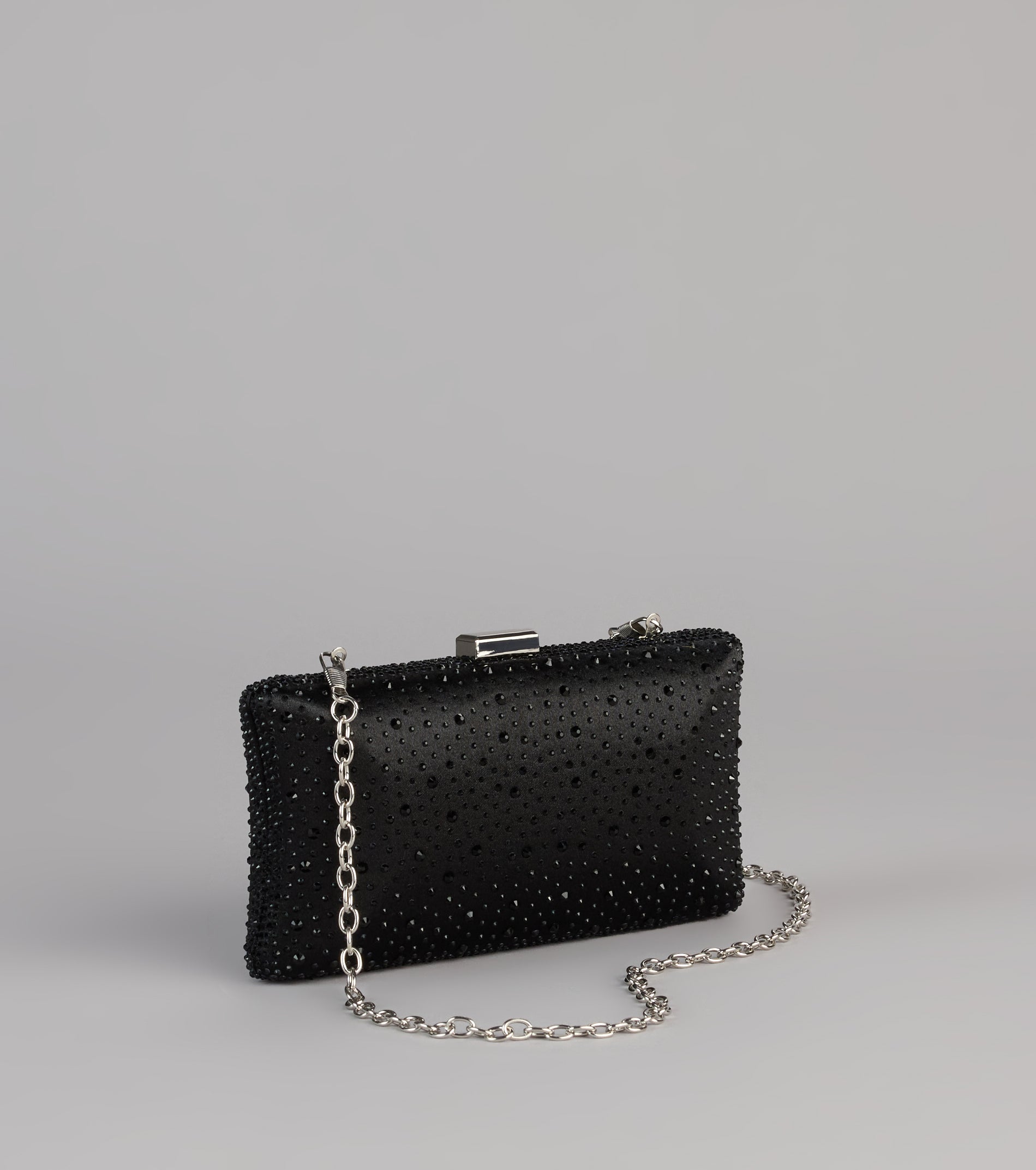 Spotlight Moment Satin Clutch