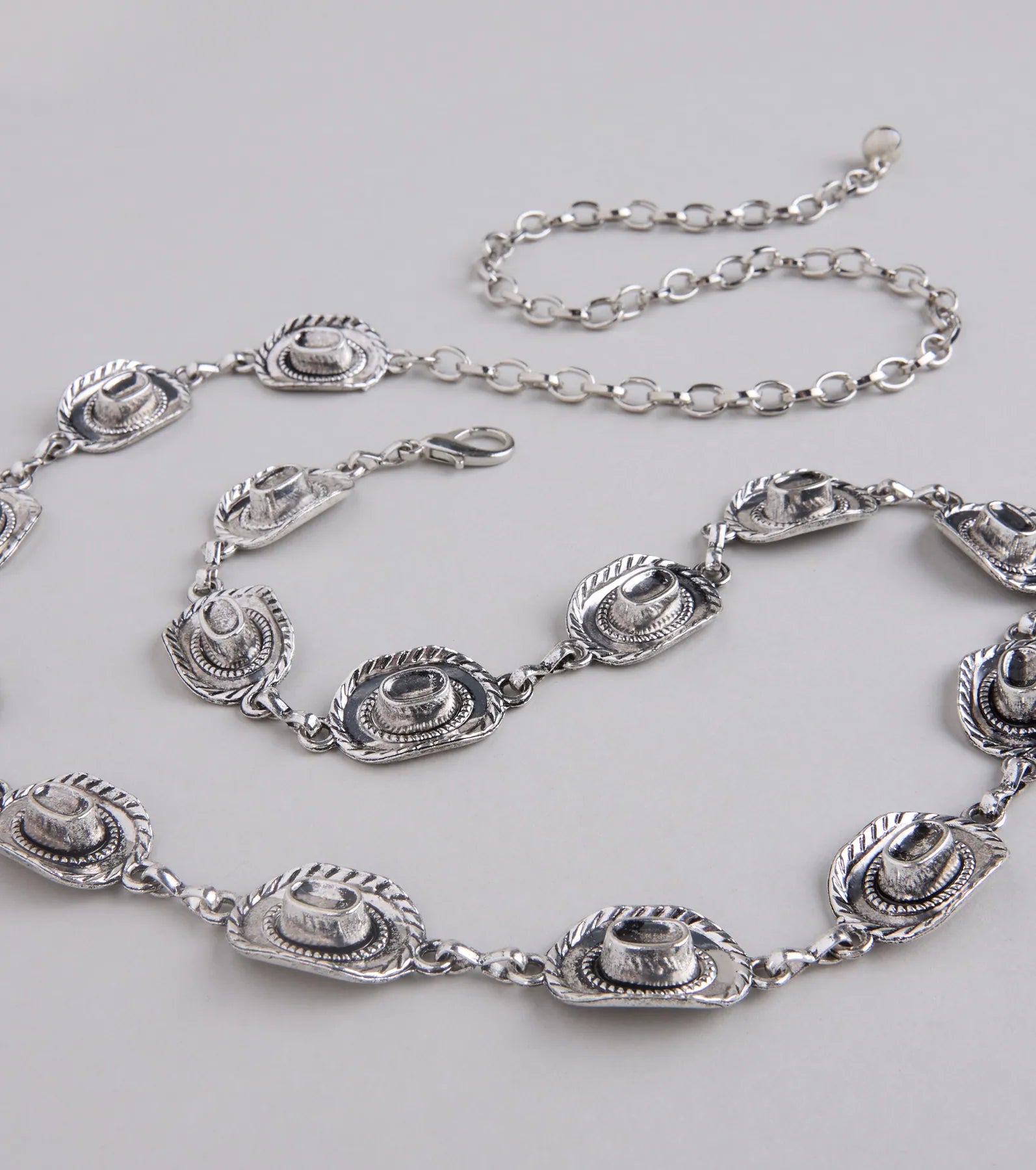Boot It Up Cowboy Hat Chain Belt