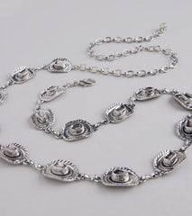 Boot It Up Cowboy Hat Chain Belt