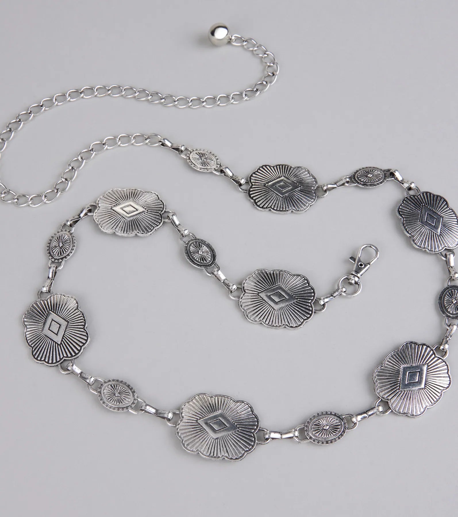 Cowgirl Core Concho Chain Belt
