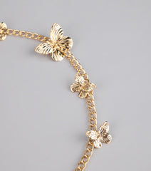 Flutter Kiss Butterfly Chain Belt