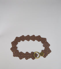 Vintage Charm Grommet Belt
