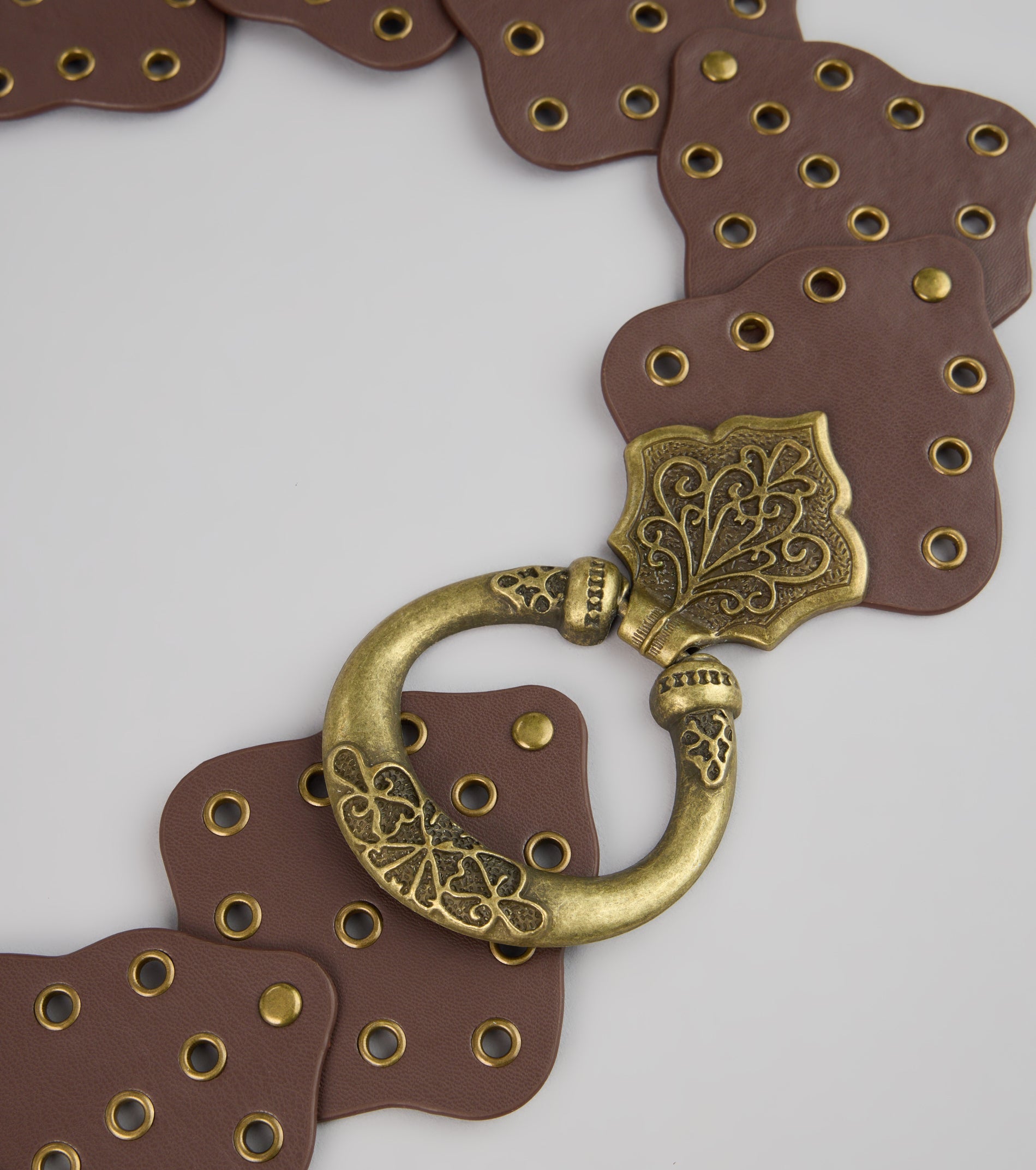 Vintage Charm Grommet Belt