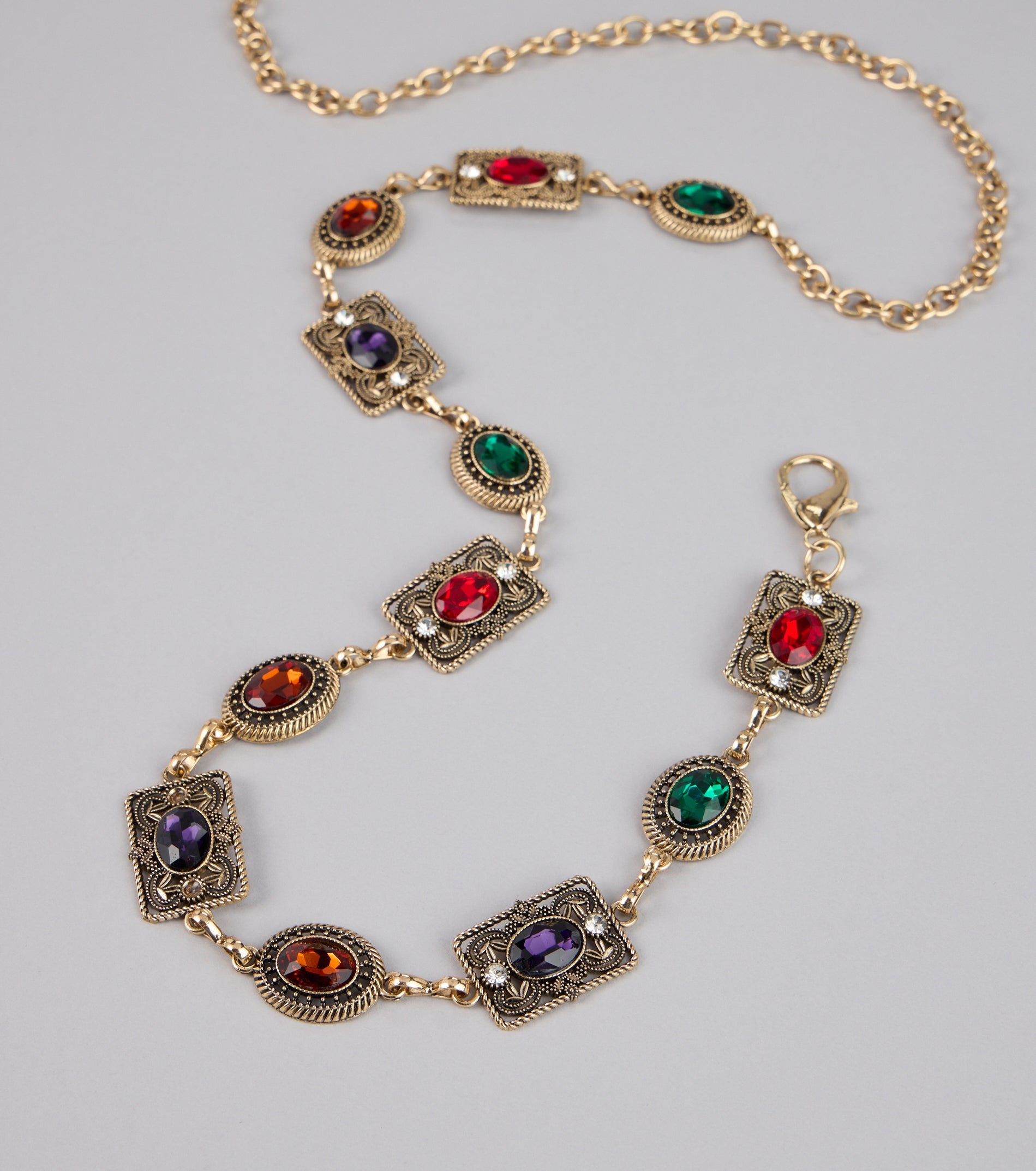 Treasure Trove Gemstone Chain Belt