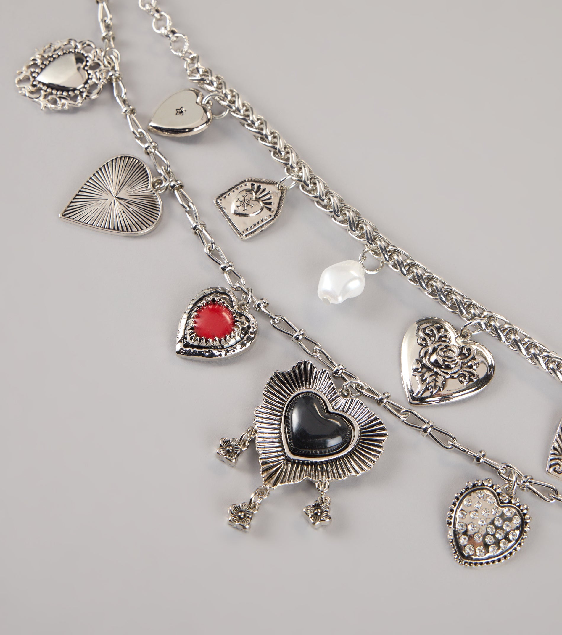 Heart Collector Layered Charm Belt