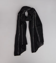 Starry Night Rhinestone Trim Scarf