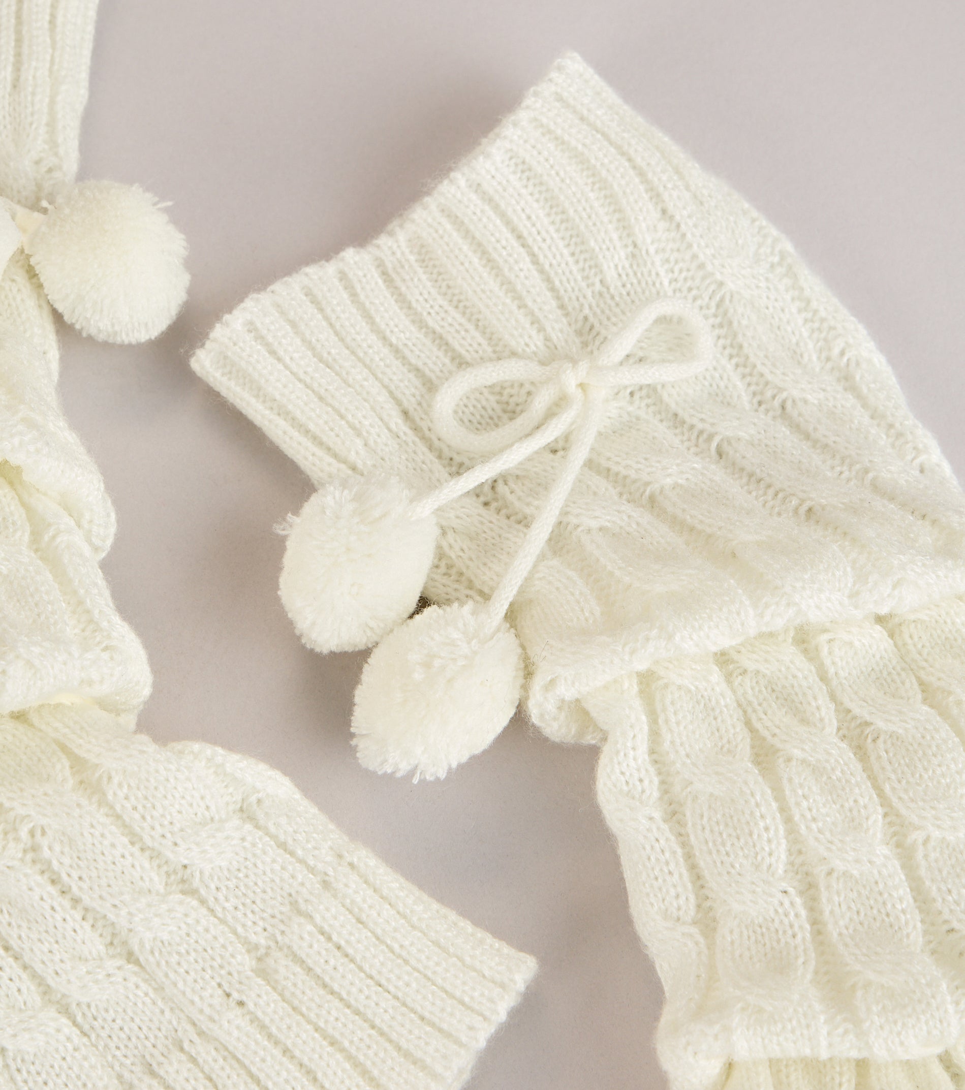 Cute and Cozy Pom Leg Warmers