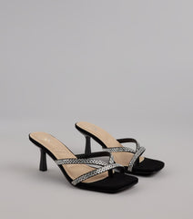 Shine Season Rhinestone Heels