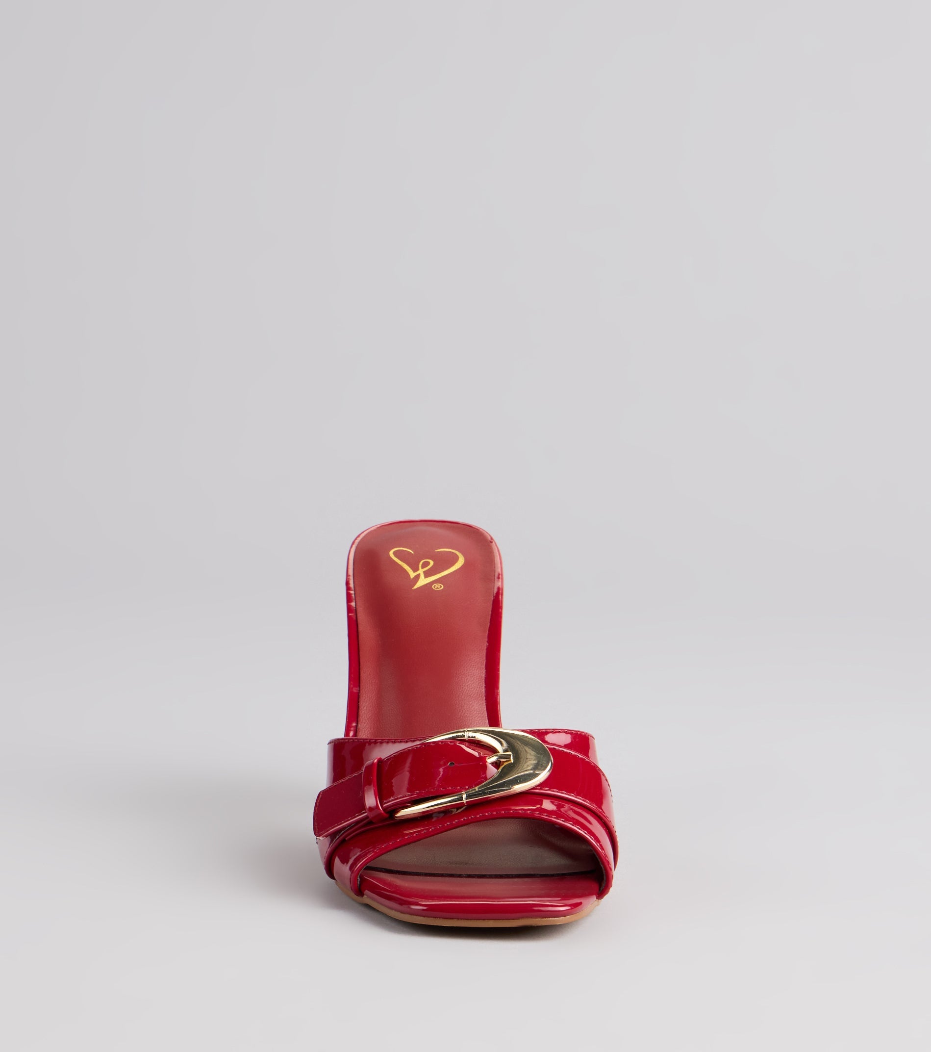 City Lights Buckle Heel Mules