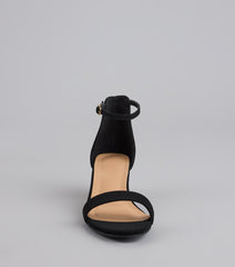 Effortlessly Everything Short Block Heels