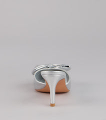 Party Edit Bow Mules