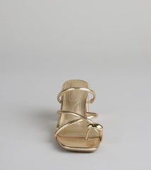 Walking Pretty Toe Ring Heels