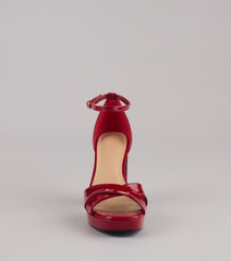 Weekend Glam Platform Block Heels