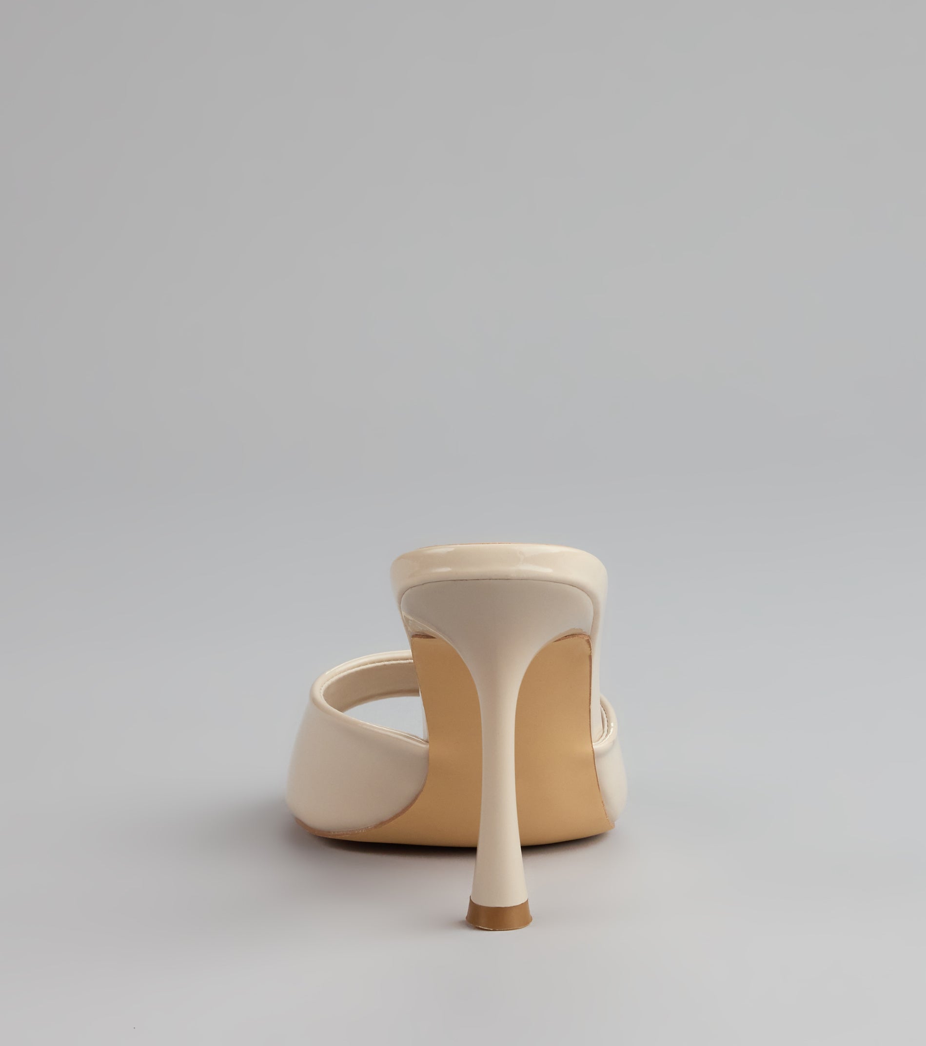 Gloss Point Patent Stiletto Mules