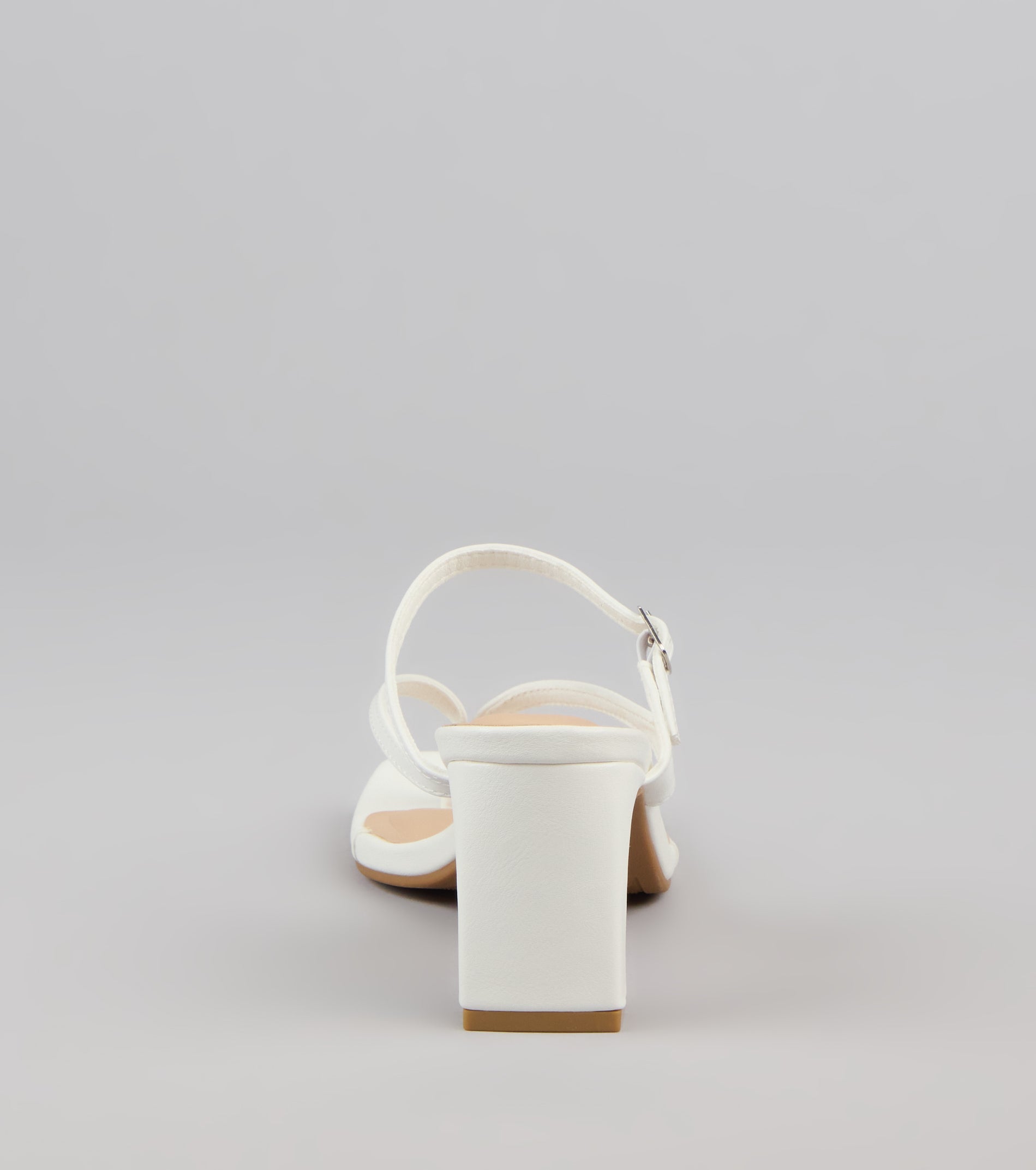 Strap In Thong Buckle Mules