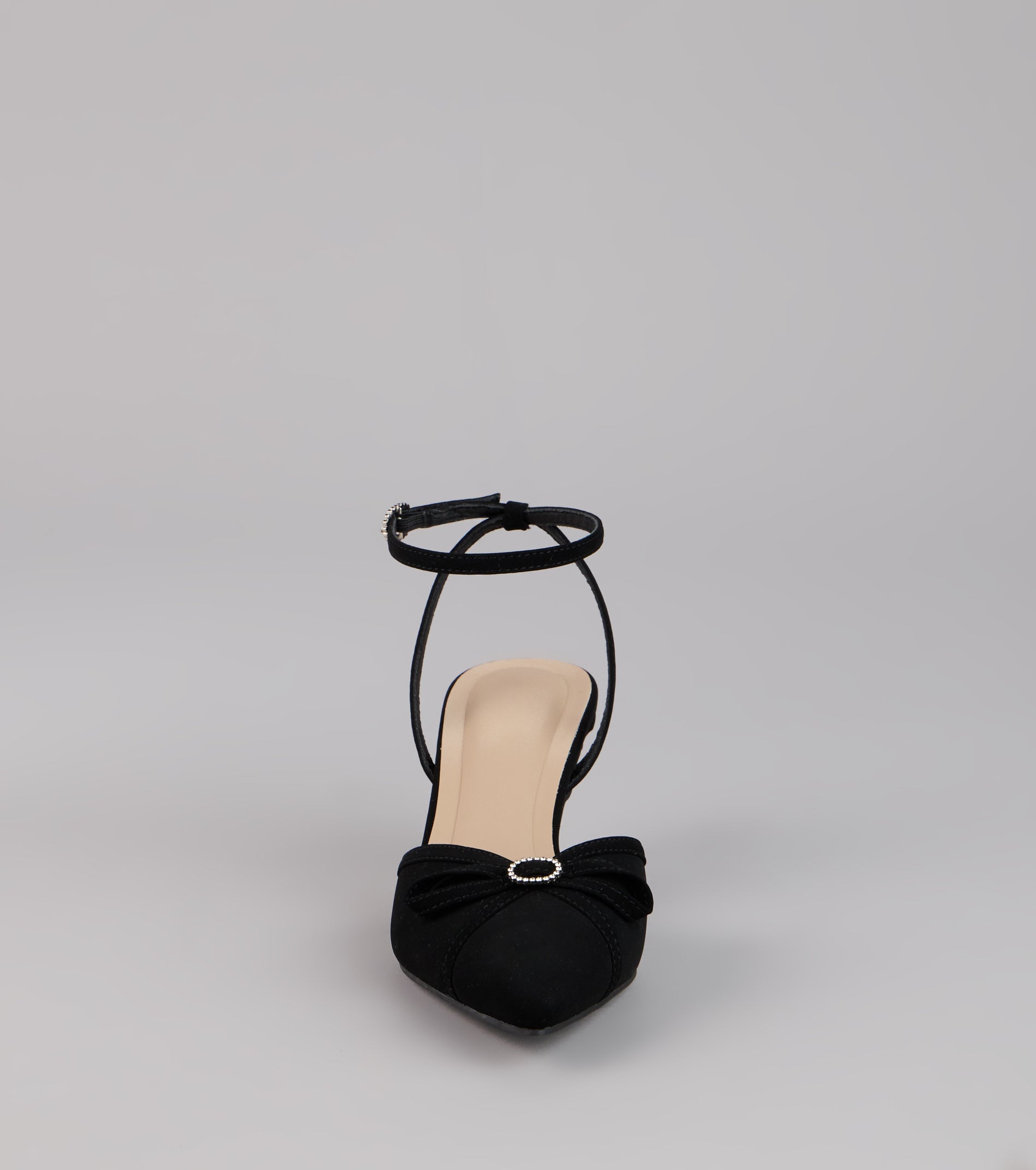 Sweet Point Kitten Bow Heels