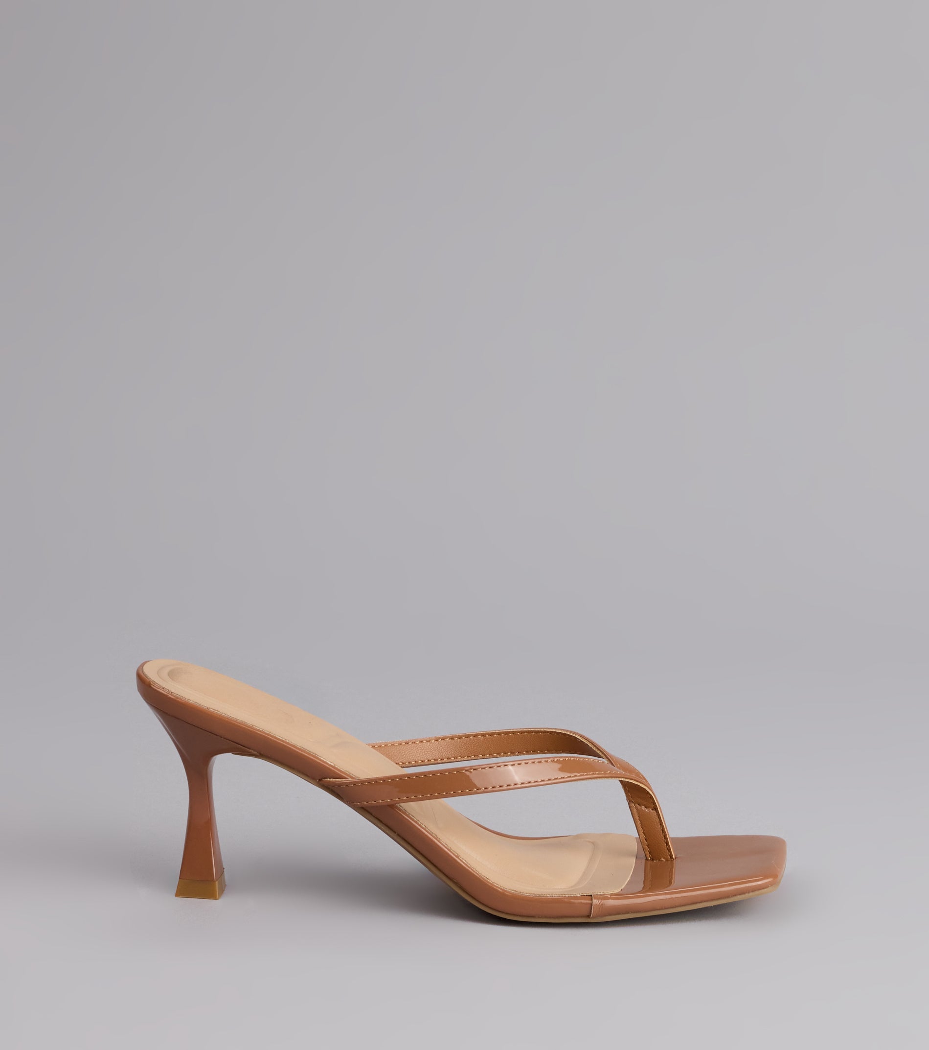 Strut And Stun Thong Mules