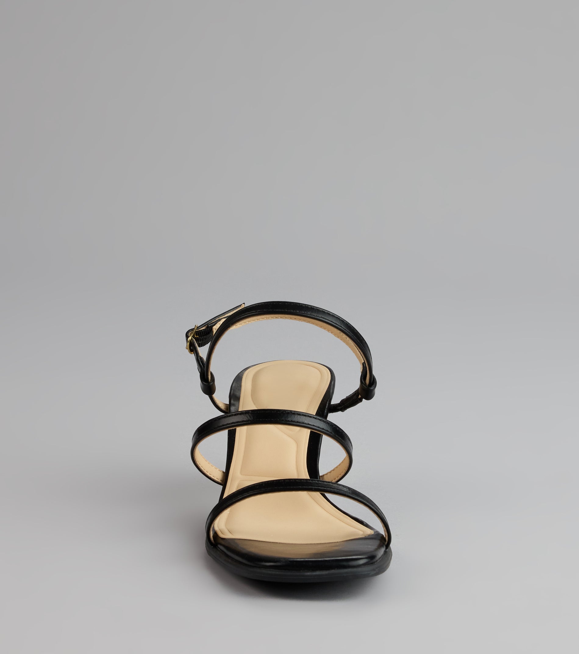 On Point Strappy Sling-Back Stiletto Heels