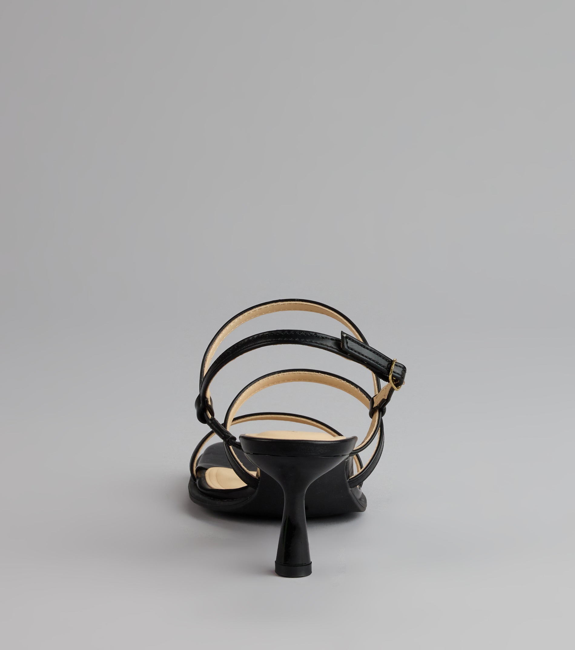 On Point Strappy Sling-Back Stiletto Heels