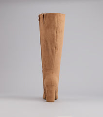 Fall For Me Wide Calf Knee-High Boots
