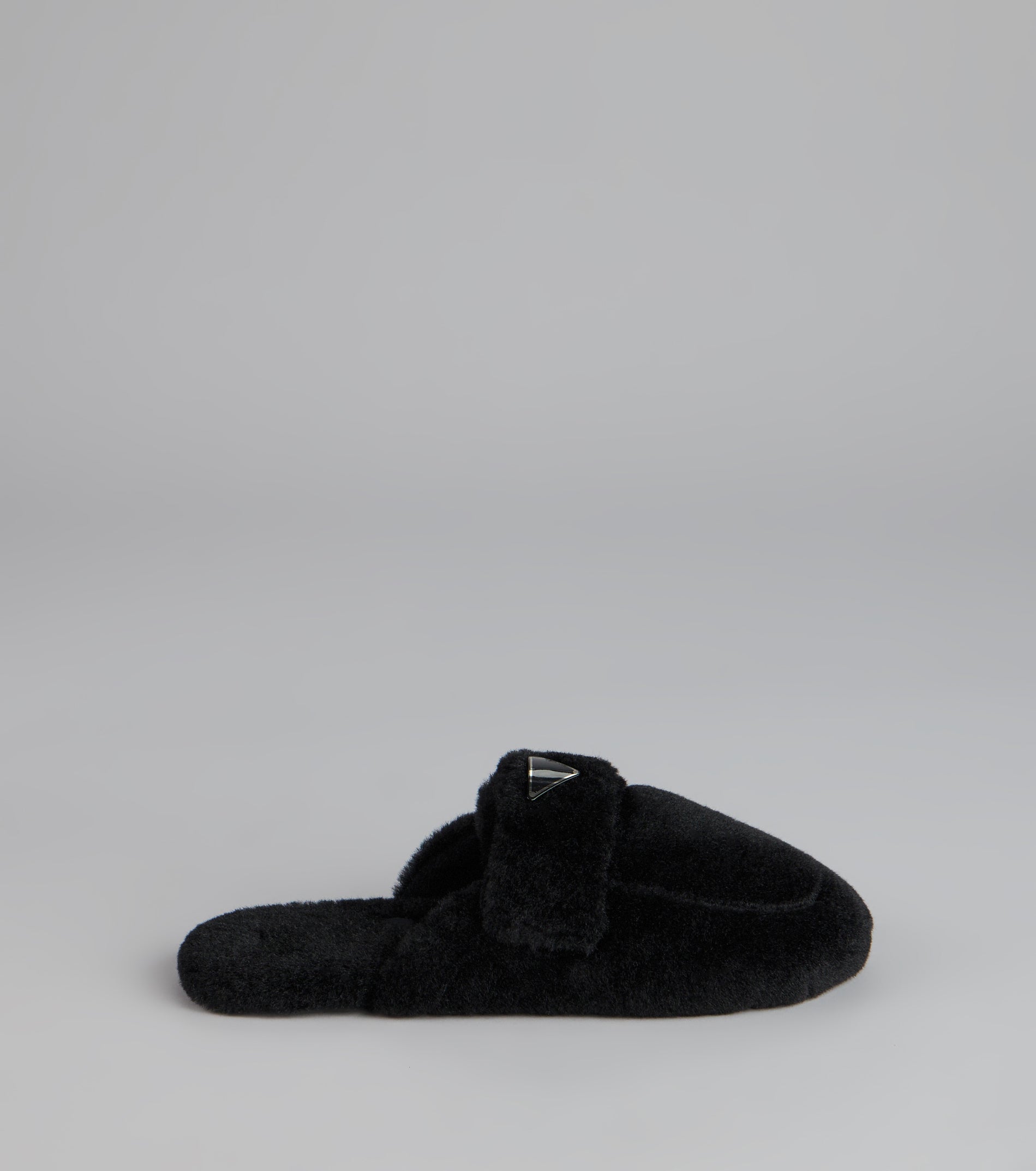Lounge Edit Fuzzy Mule Slippers